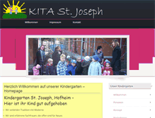 Tablet Screenshot of kita-st-joseph-hofheim.de